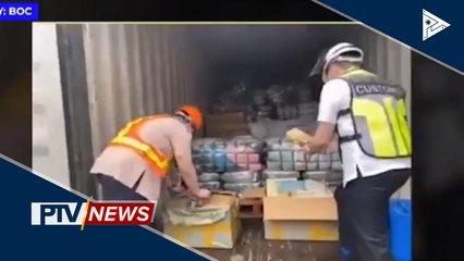 P3.4-M halaga ng mga kontrabando mula China, nakumpiska ng BOC