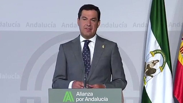Juanma Moreno anuncia el Acuerdo para la Reactivación Económica y Social de Andalucía