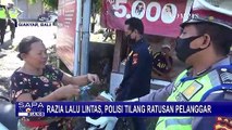 Adakan Razia Lalu Lintas, Polisi Tilang 460 Pelanggar