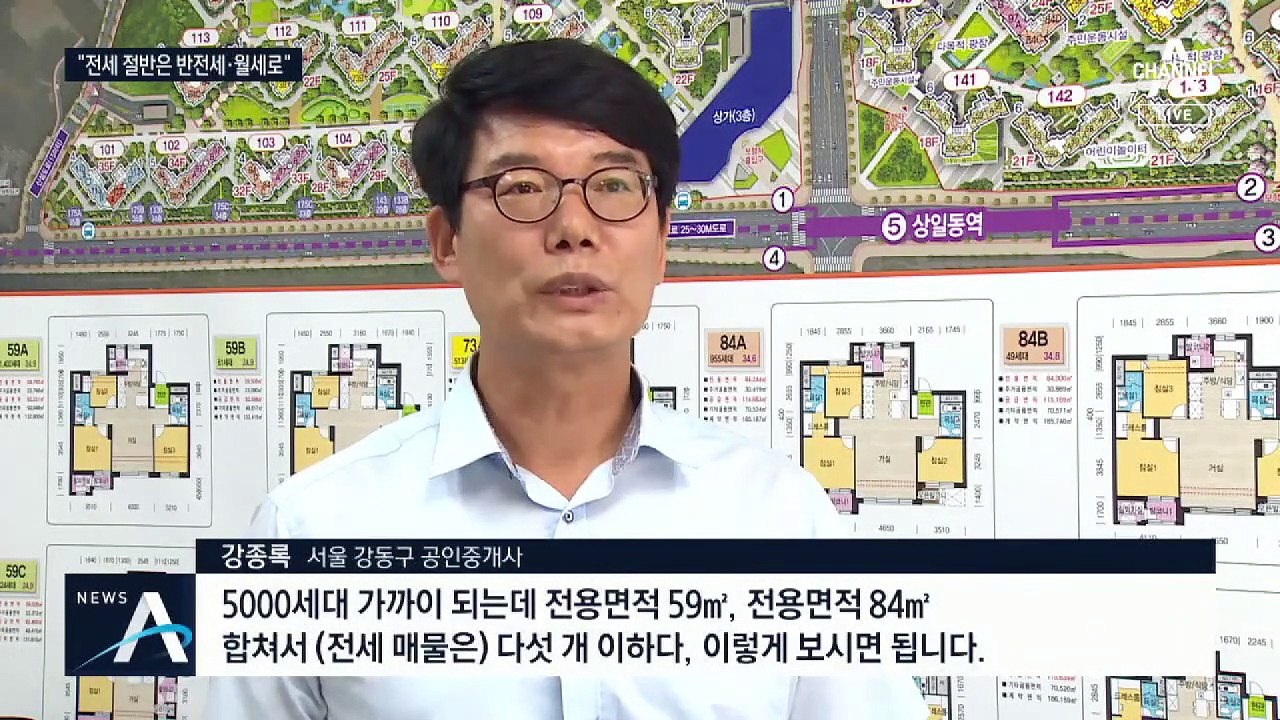 임대차 3법 시행 앞두고 전세 품귀…반전세·월세 늘어