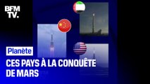 Émirats arabes unis, Chine, États-Unis… Que vont faire ces pays sur Mars ?