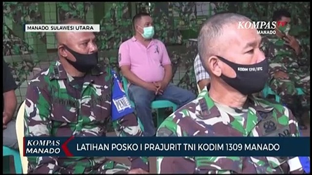 Latihan Posko I Prajurit Tni Kodim 1309 Manado