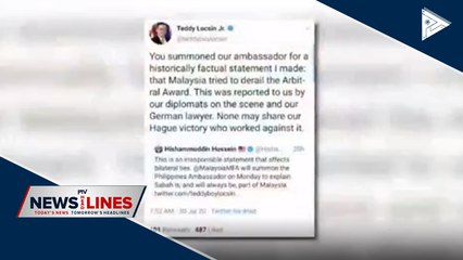 Locsin asserts PH Sabah claim; summons Malaysian envoy