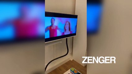 Epileptic little girl walks with help of robot