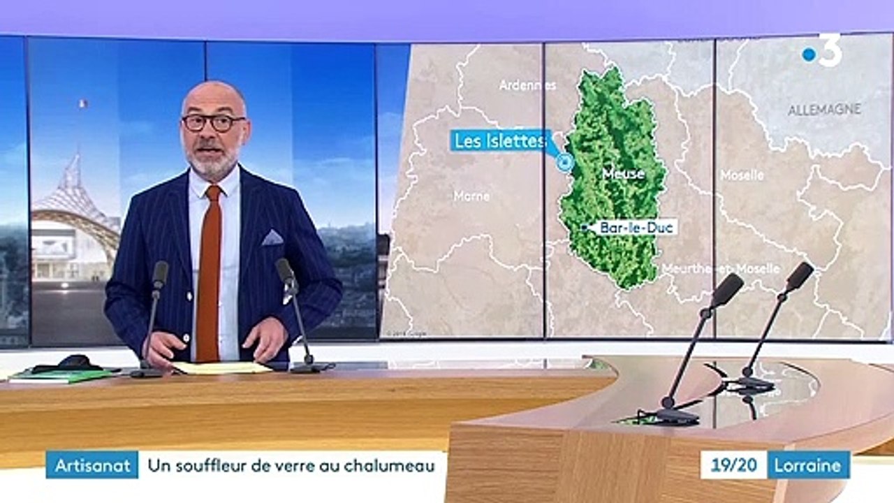 19-20 Lorraine France 3 / 26 juillet 2020 / Musée du Verre d'Argonne