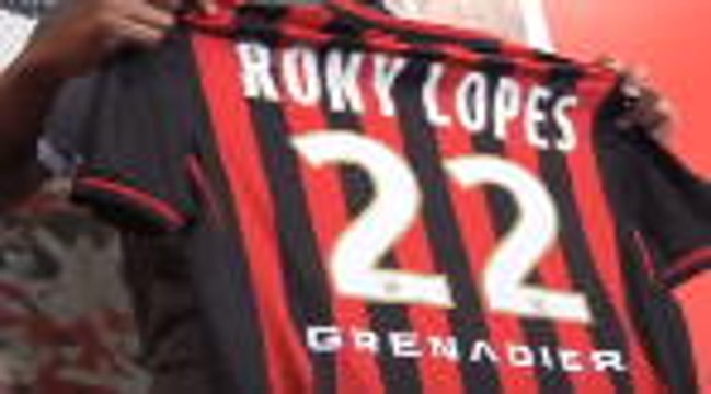 Nice - Rony Lopes, la nouvelle recrue présentée