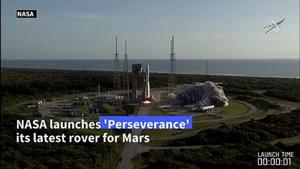 NASA rover 'Perseverance' launches for Mars in...