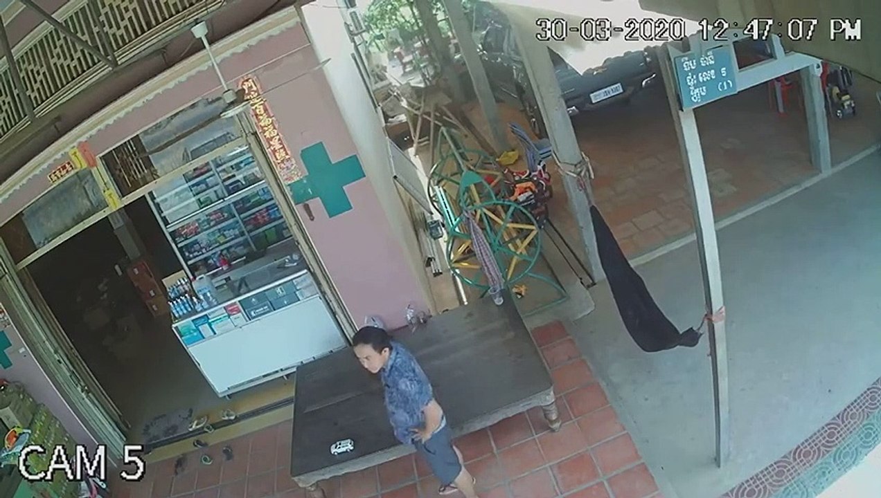 Out-of-control car crashes through pharmacy