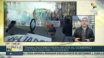 Uruguay: trabajadores públicos protestan contra recortes del gobierno