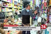 SMP: En un robo frustrado, un ladrón disparó a quemarropa contra bodeguero pero falló de milagro