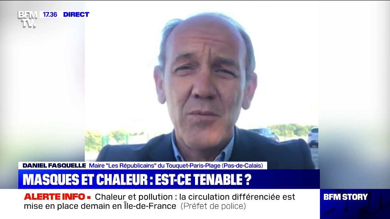 Masque obligatoire au Touquet: pour Daniel Fasquelle, "c'est le moyen le plus efficace pour garder nos commerces ouverts"