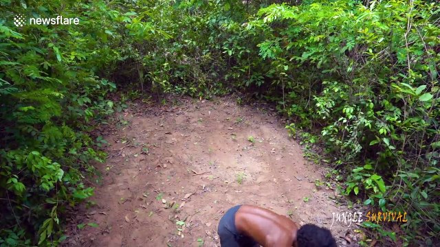 Cambodian YouTuber builds stunning underground dwelling with kitchen and swimming pool