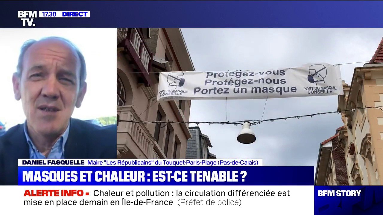 Daniel Fasquelle (LR): "Il ne faut pas attendre d'avoir un cluster pour réagir et imposer le port du masque"