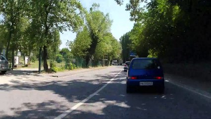 Action Cam COOAU CU-SPCO2【4K】(2160p 30fps) Fast Motion (x4) - #07 Driving from Muggia to Trieste