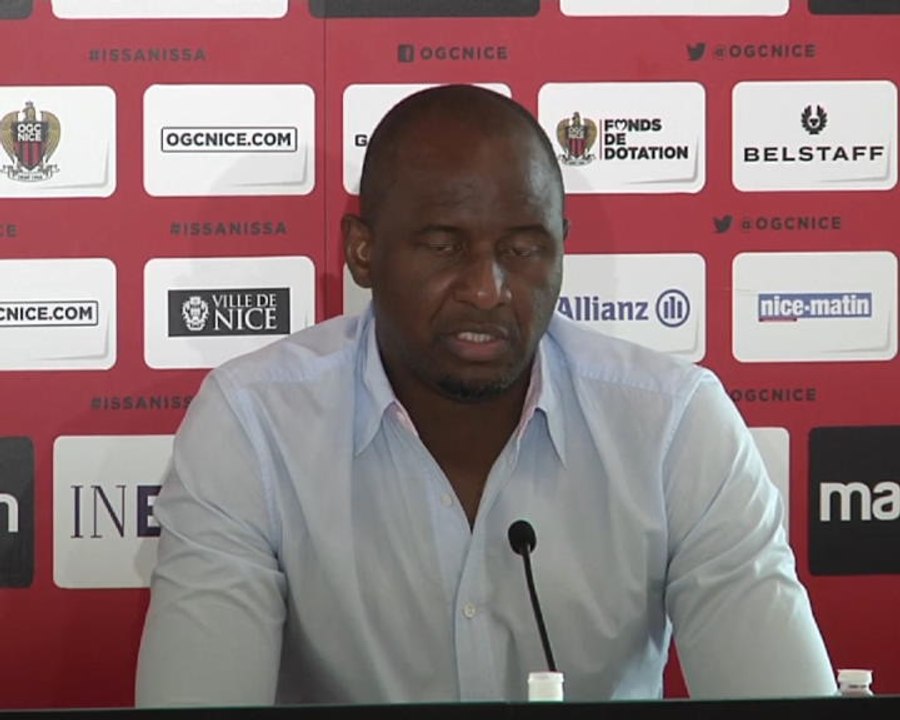 Nice - Vieira : "Content des recrues, on va avoir un effectif pour la coupe d'Europe"