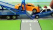 POLICE TRAIL FOR racing cars. Police vs Racers. Cartoon for children about the police