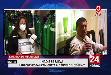 SJM: denuncian robo de camión de la empresa de Mario Romero, el Ángel del Oxígeno