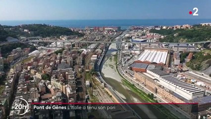 Gênes : le nouveau pont est prêt