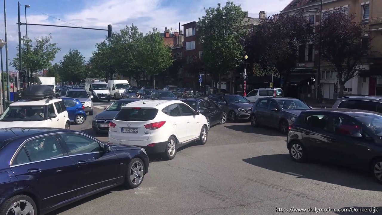 Chaos de la circulation à Bruxelles