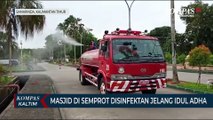 Masjid Di Semprot Disinfektan Jelang Sholat Idul Adha