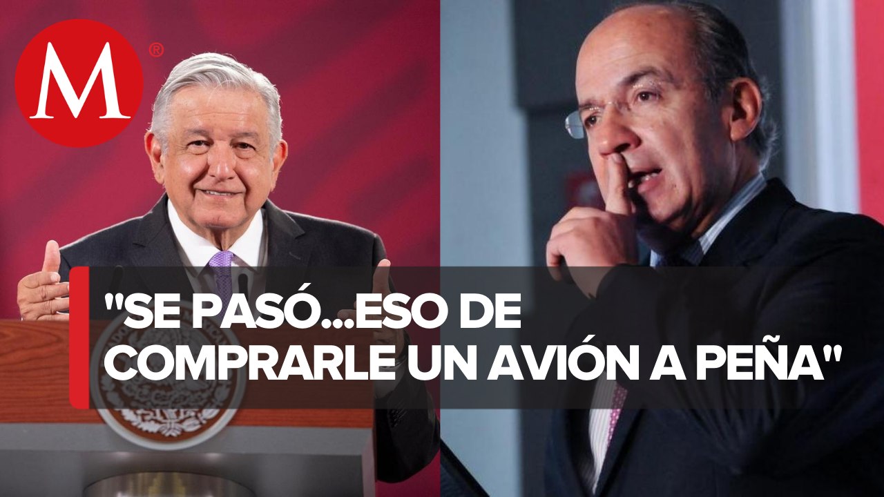 A Calderón le molestó mucho que mostramos el avión presidencial: AMLO