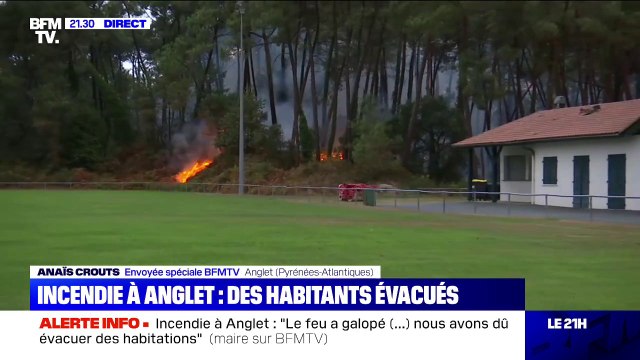 Incendie à Anglet: une vingtaine d'hectares ont été ravagés par les flammes, selon la municipalité