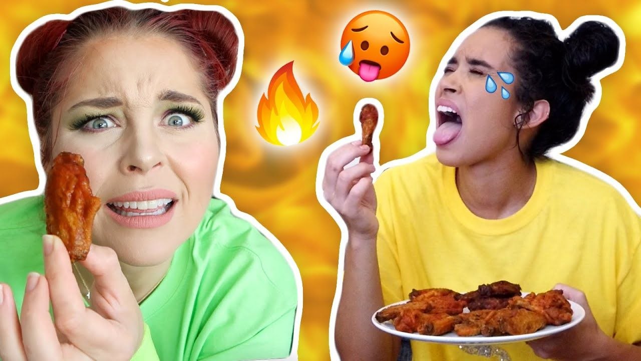 EXTREME Hot Wings & Celeb Fashion Trivia Challenge (Style Summer Olympics)