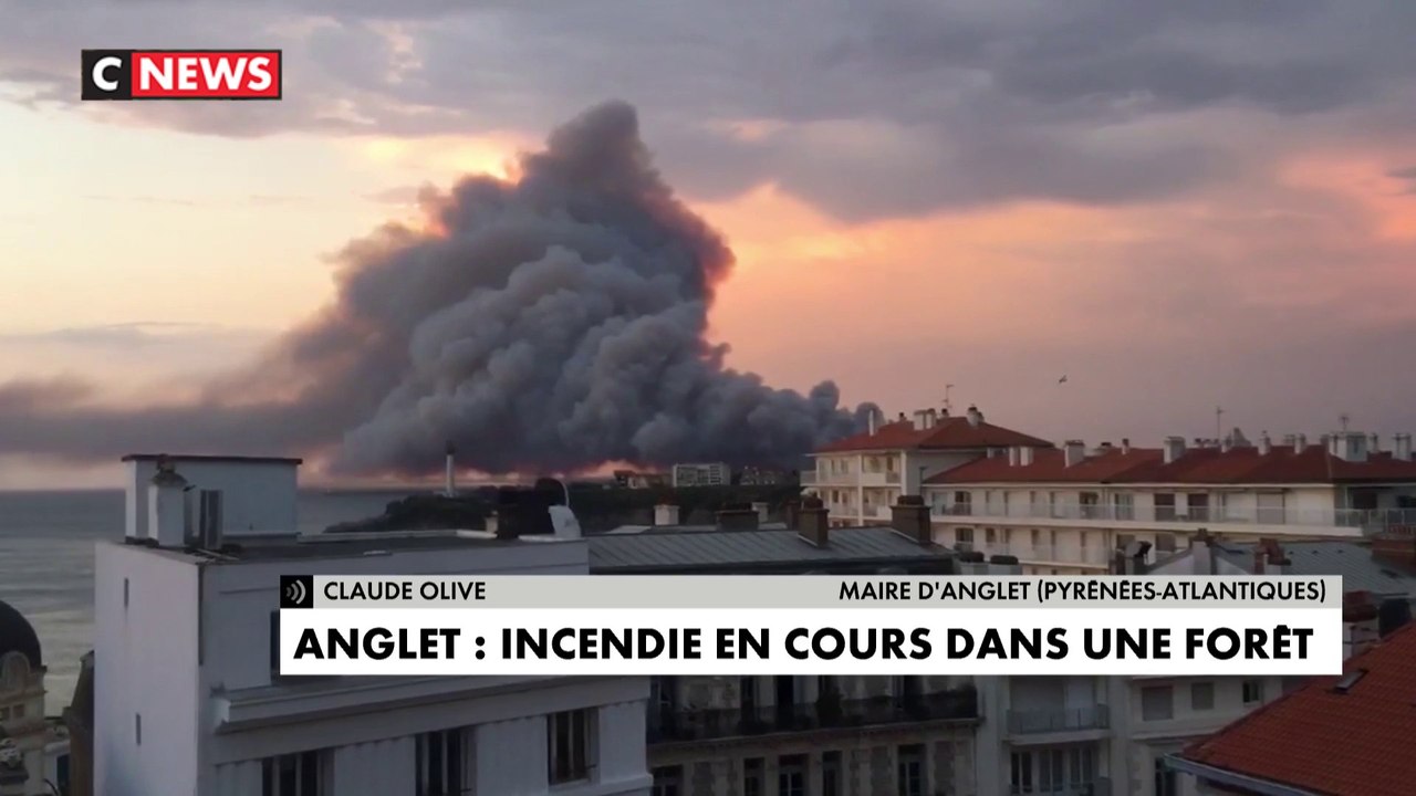 Incendie à Anglet (Pyrénées-Atlantiques) : «Le feu a du brûler une cinquantaine d'hectares » annonce le maire Claude Olive