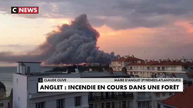 Incendie à Anglet (Pyrénées-Atlantiques) : «Le feu a du brûler une cinquantaine d'hectares » annonce le maire Claude Olive