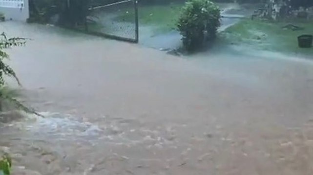 Roads turned into rivers amid heavy rain