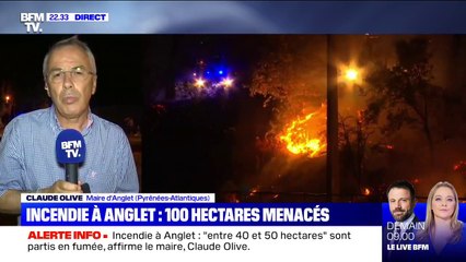 Incendie à Anglet: "Plus d'une cinquantaine d'hectares sont partis en fumée", selon le maire