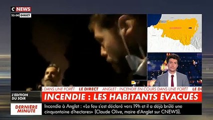 Video herunterladen: Anglet - Un incendie a ravagé jeudi soir plusieurs dizaines d'hectares de la forêt de Chiberta, en plein centre d'Anglet, dans les Pyrénées-Atlantiques, contraignant à l'évacuation de nombreuses habitations