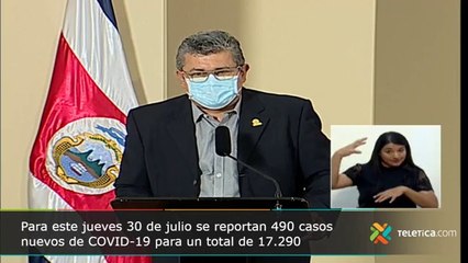LIVE: Actualización sobre COVID-19 - Jueves 30 Julio 2020