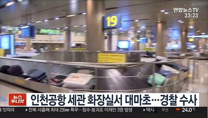 인천공항 세관 화장실서 대마초…경찰 수사
