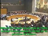 Kosovo Sarkozy ampute la Serbie à l'ONU