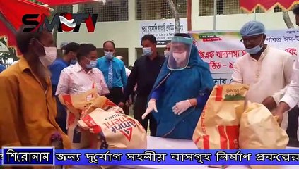 তিতাসে গৃহহীনদের জন্য দুর্যোগ সহনীয় বাসগৃহ নির্মাণ প্রকল্পের সৌর বিদ্যুৎ বাসগৃহের শুভ উদ্বােধন