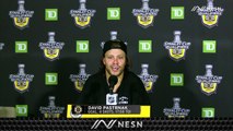 David Pastrnak Reflects On Playing In Front Of No Fans In NHL Bubble