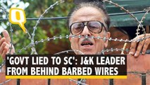 J&K Leader Saifuddin Soz Scales Wall, Tells Press Govt ‘Lied’ About Detention