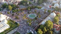 Ayasofya'da 86 yıl sonra bayram namazı coşkusu