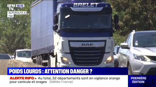 Sur les routes, les gendarmes particulièrement alertes concernant les poids lourds