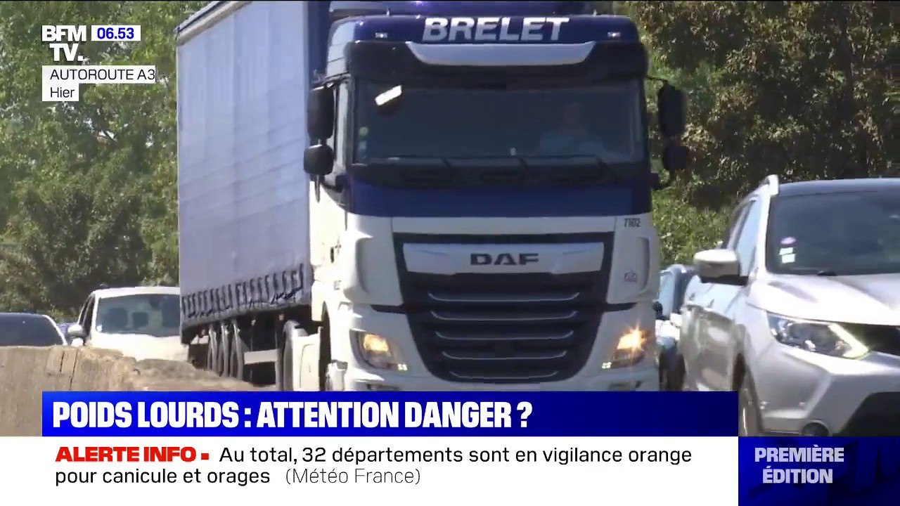 Sur les routes, les gendarmes particulièrement alertes concernant les poids lourds