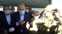 Cumhurbaşkanı Erdoğan, Cudi Dağı'ndaki Nuh Peygamber üs bölgesinde bulunan Bakan Soylu ile telefonla görüşerek, askerlerin bayramını kutladı - ŞIRNAK