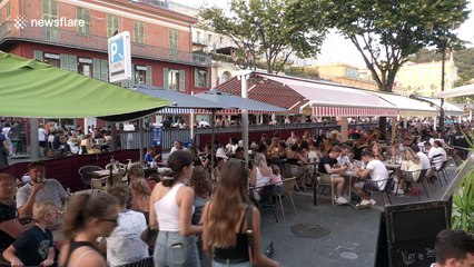 No social distancing at concert in Nice, France, as Covid-19 cases increase