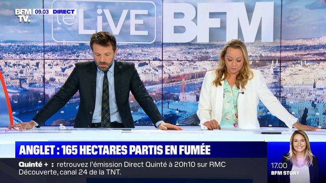 Anglet : 165 hectares partis en fumée - 31/07