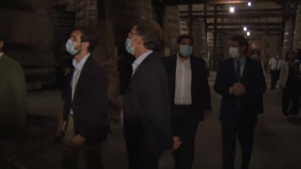Casado se reúne con los presidentes del PP en La Rioja