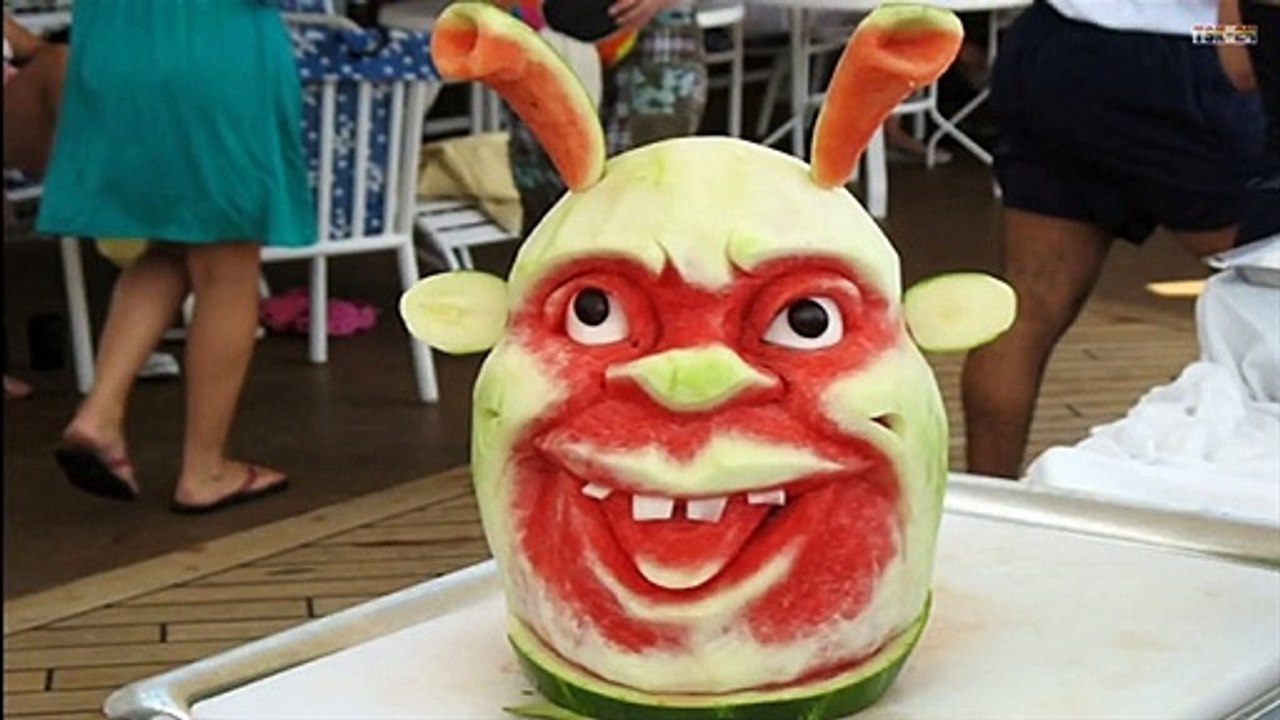 Amazing Food Art Ideas _ Brilliant Fruit Carving Arts