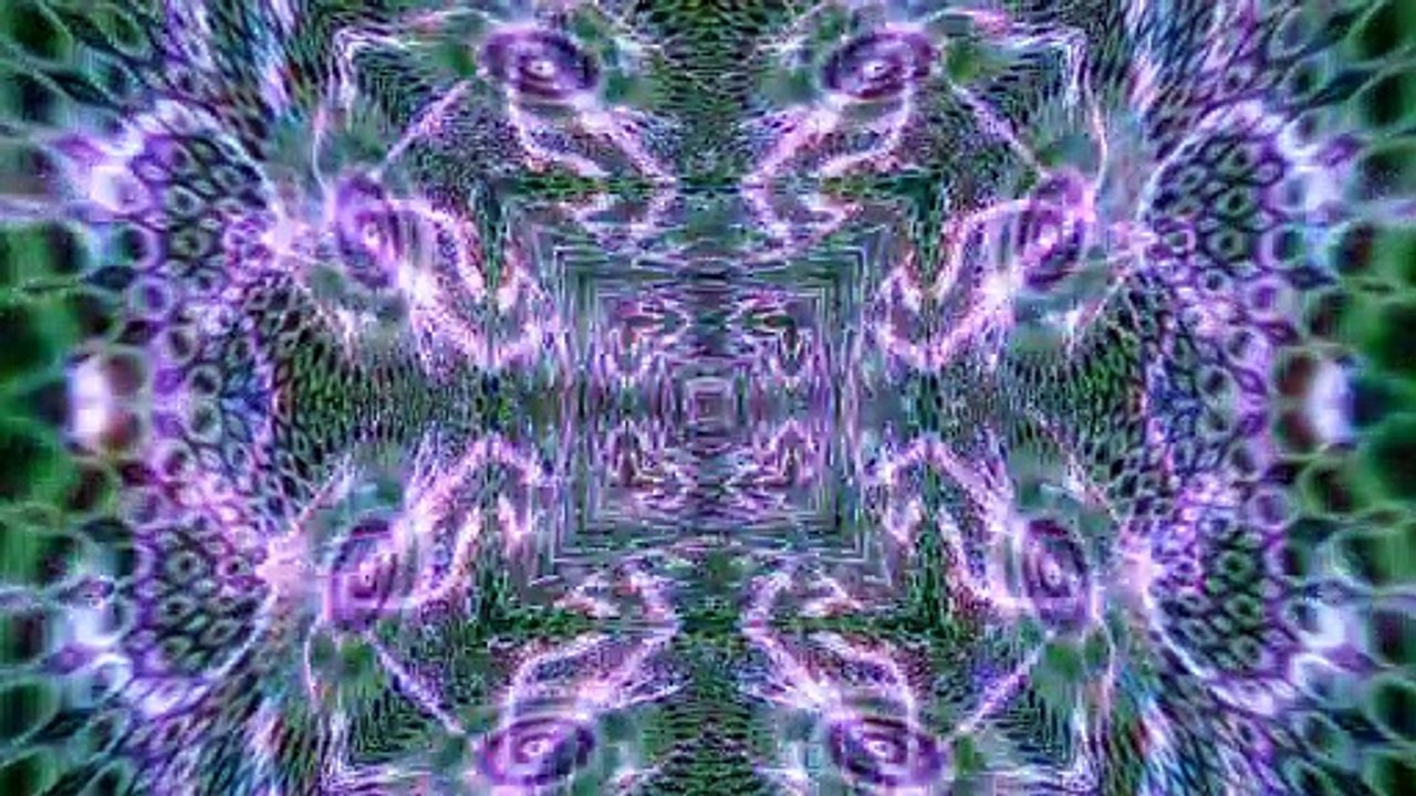 Free Background, Space, Futuristic, Fractal, Kaleidoscope, Lights, Geometry, Abstract Animation