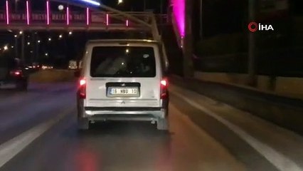 Koronayı hiçe saydılar hafif ticari araçla 8 kişi gezdiler