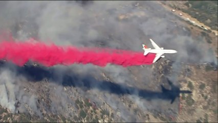 En Californie, des avions de ligne utilisés pour combattre les incendies
