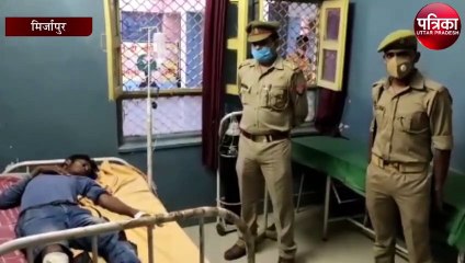 अस्थाई जेल की खिड़की तोड़ कर फरार हुए कैदी को पुलिस ने मुठभेड़ के बाद किया गिरफ्तार